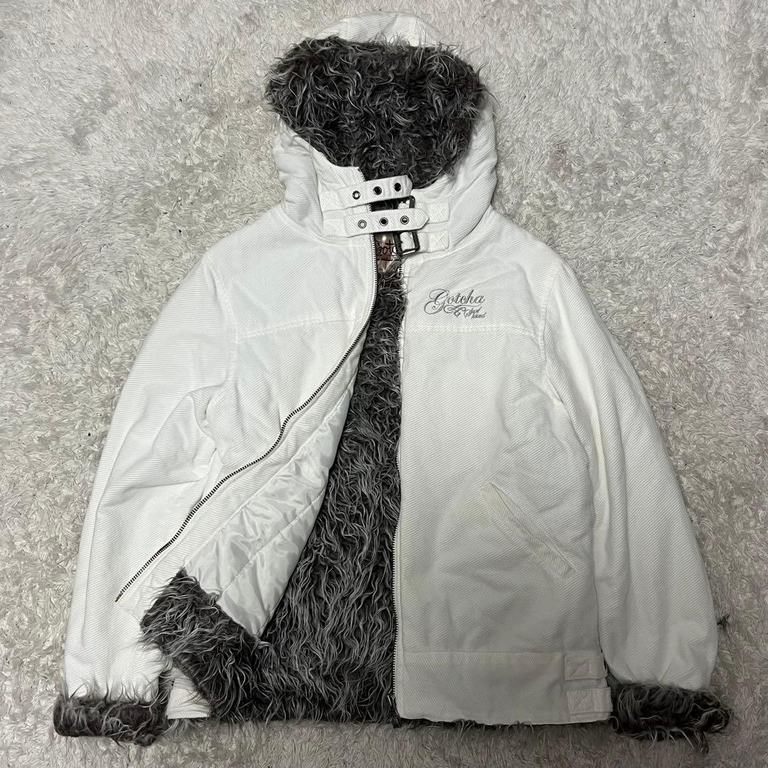 お兄系 平成初期 grunge ジャケット ファー 英字 厨二病 M - メルカリ