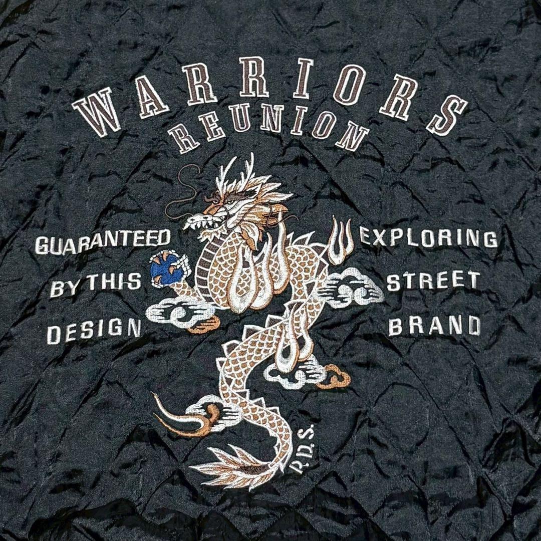 PAZZO リバーシブル キルティング スカジャン ドラゴン 龍 バイカー