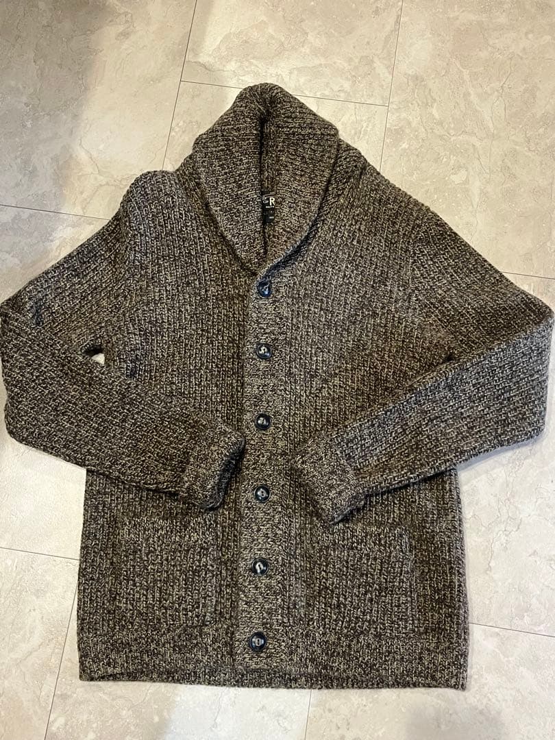 RRL LALPH LAUREN ラルフローレン　ニットカーディガン ケーブルニット ウールカシミヤ カーディガン （カーディガン・ボレロ