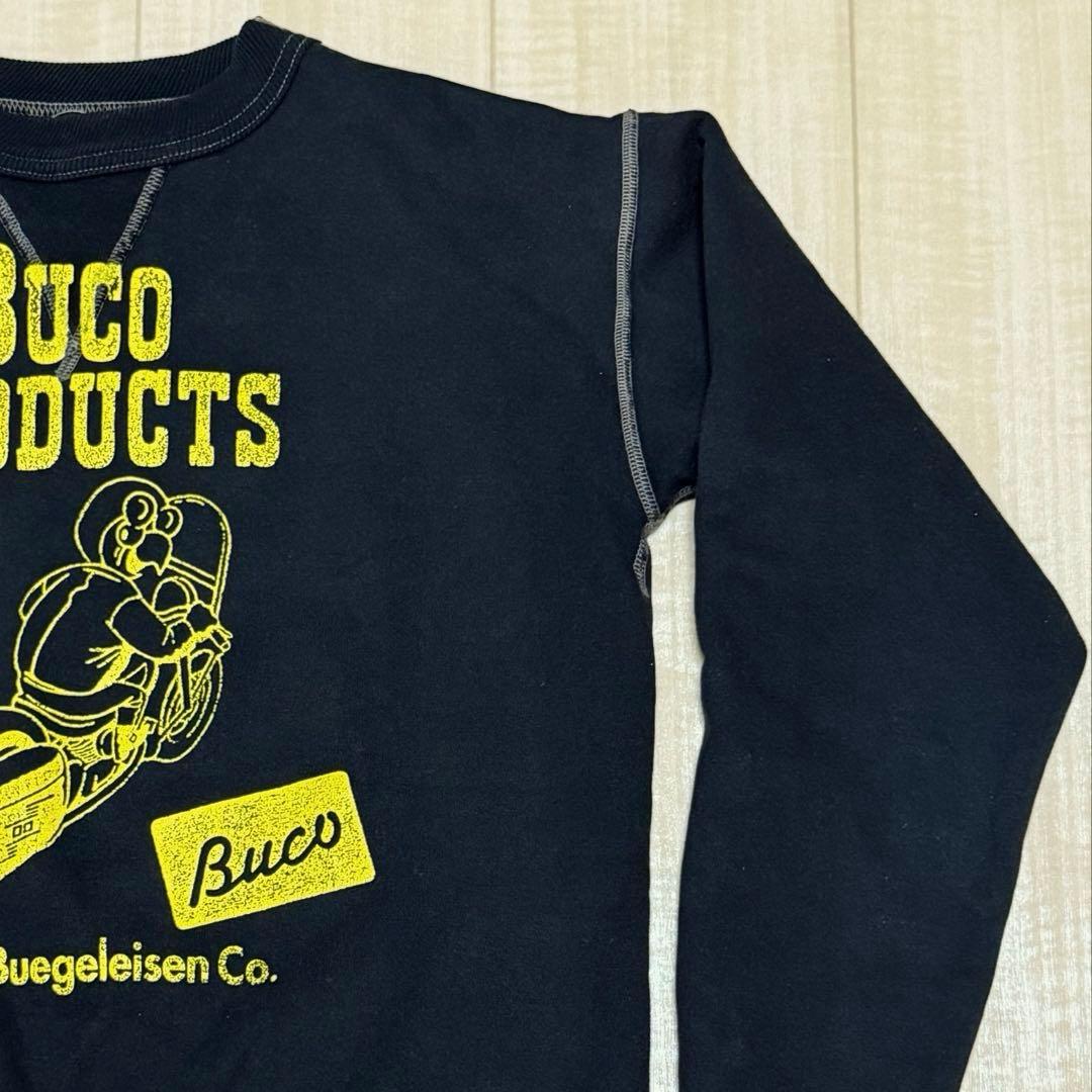 旧タグ ザリアルマッコイズ(BUCO)モーターサイクル スウェットシャツM