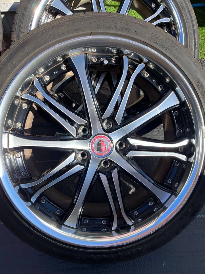 work 19インチ　タイヤホイールセット　7.5j 8j 5穴　114.3