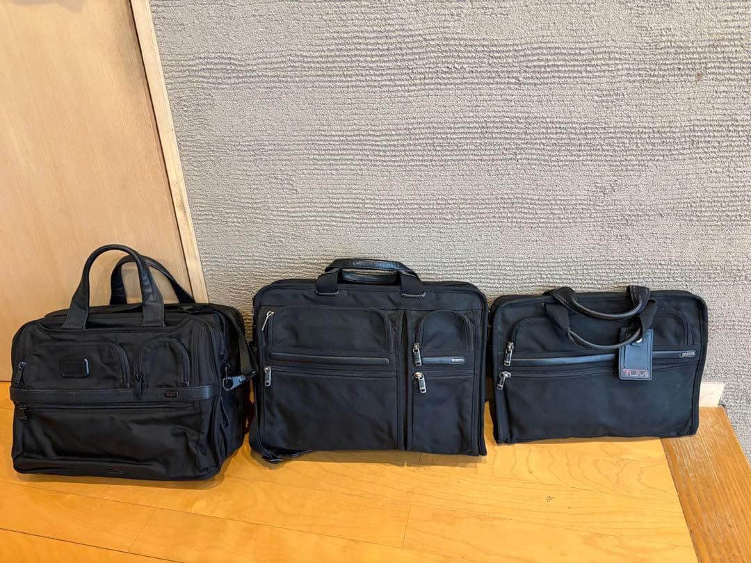 TUMI ブラック スリム•ブリーフ/ビジネスバッグ　3点セット TUMI（トゥミ） 月初限定ポイントUP 【並行輸入品】 在庫限り ビジネス