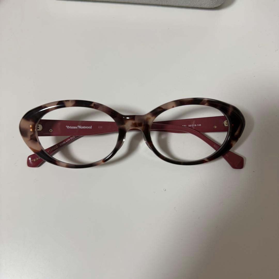 Vivienne Westwood オーバル サングラスブラウン・ピンク Vivienne