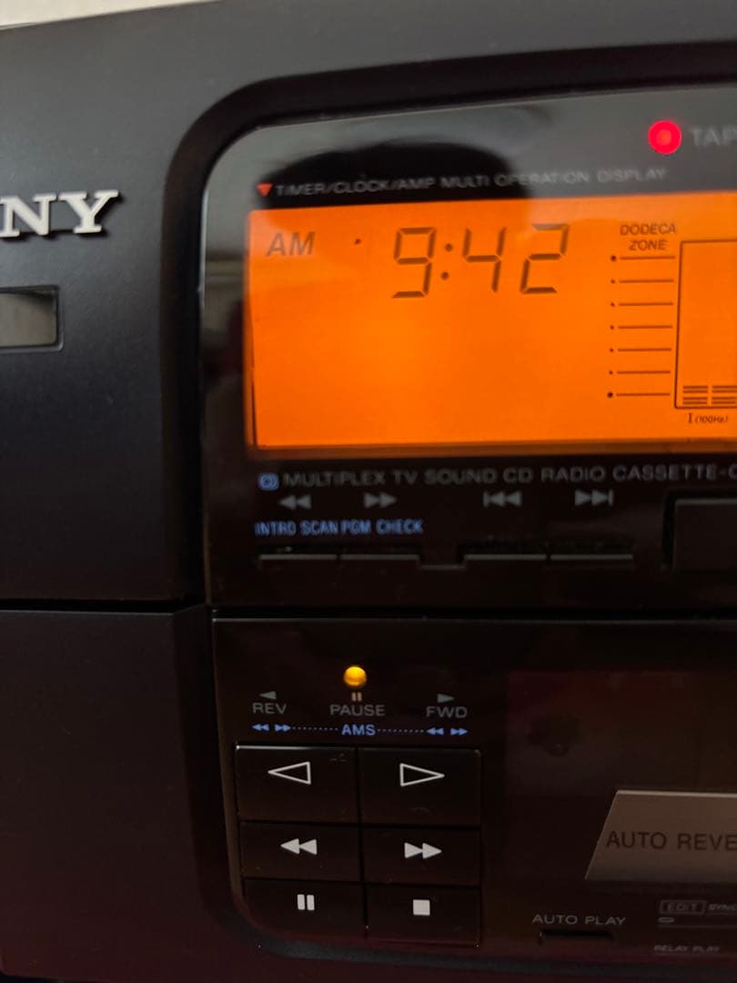 SONYドデカホーン CDラジカセ 最高峰 CFD-900 - メルカリ