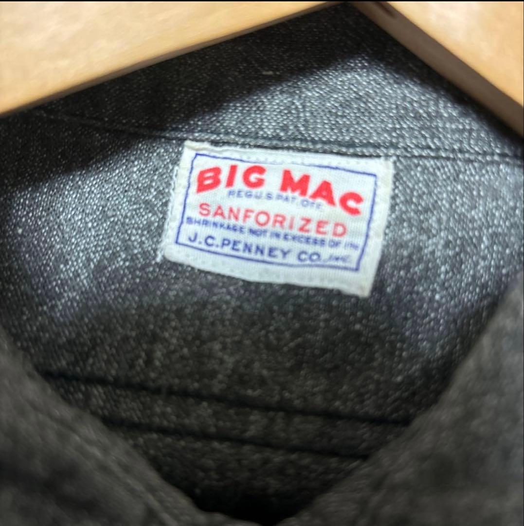 50s BIG MAC ブラックシャンブレー 美品 JC PENNEY - メルカリ