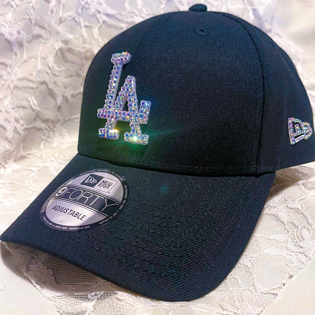 ニューエラ キャップ ラインストーン キラキラ9FORTY オーロラ ブラック ニューエラ キャップ ラインストーン キラキラ9FORTY オーロラ