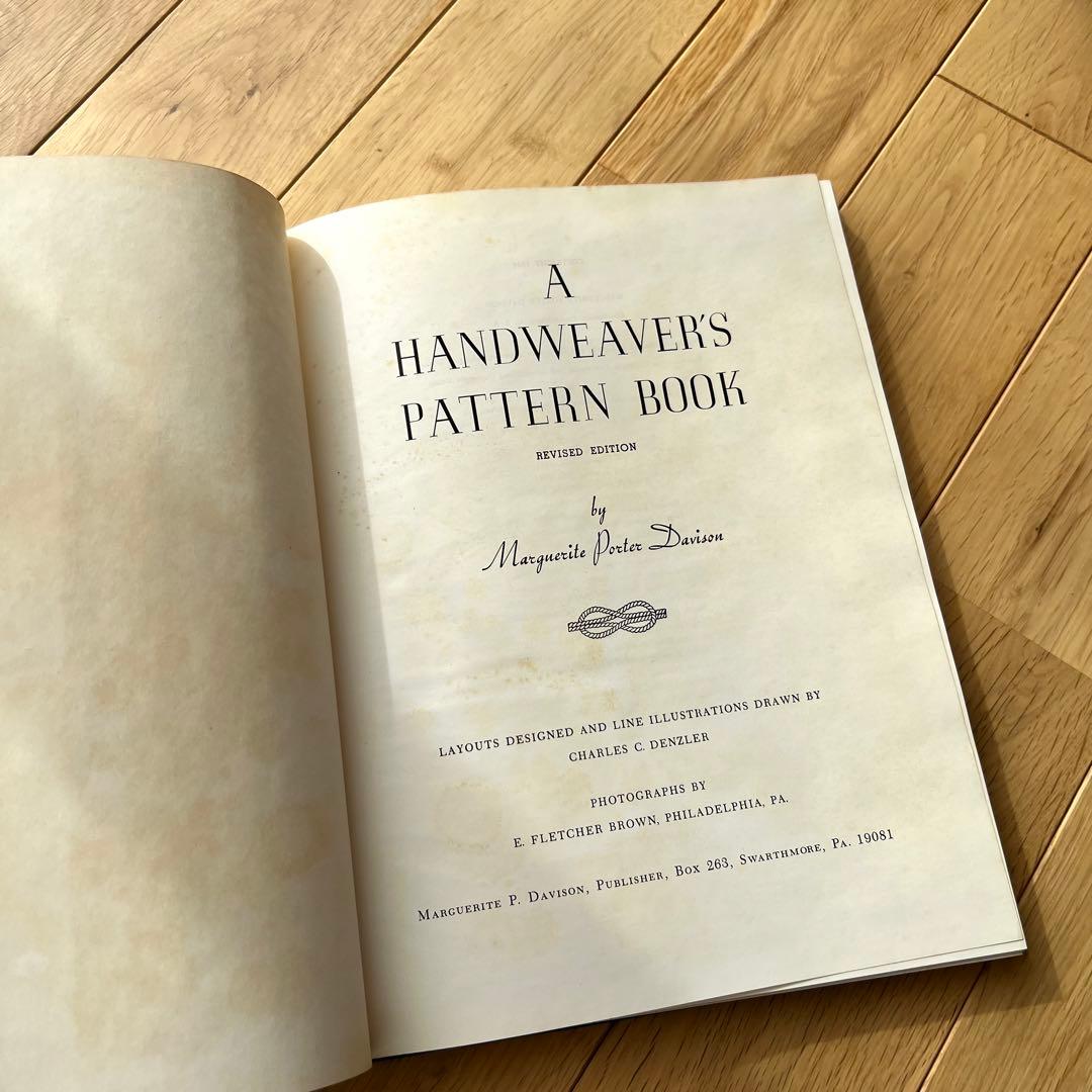 A Handweaver's Pattern Book - メルカリ