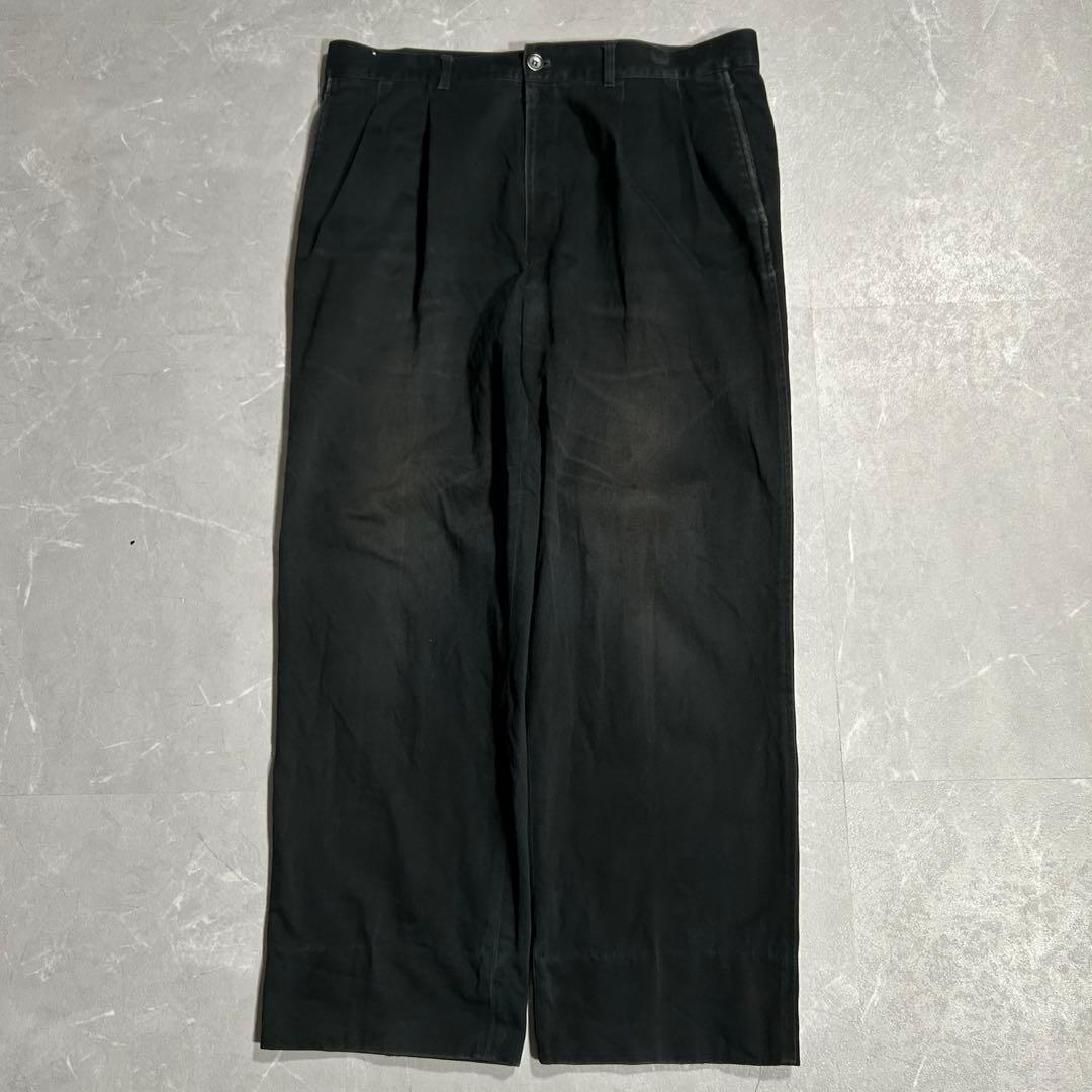 90s McGREGOR ツータックチノパンツ 鬼フェード 襤褸 古着 フリスコ 90s DOCKERS ドッカーズ ツータック チノパン W32 L30 ベージュ系