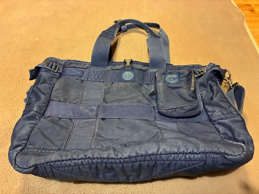 バッグ Porter Classic SUPER NYLON TOTE BAG BLUE GINZA EXCLUSIVE