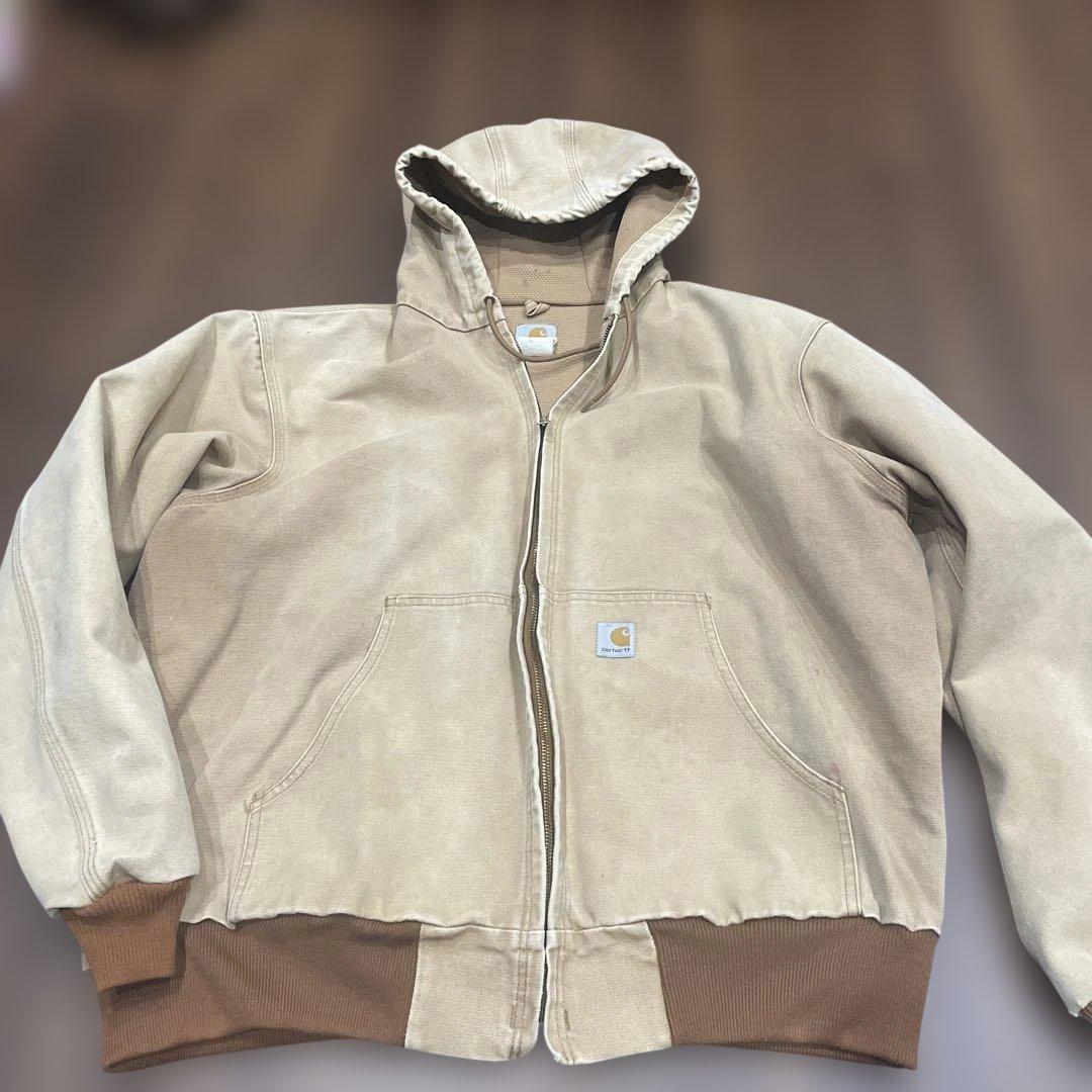 つ*ー様 USA製　カーハート　アクティブジャケット アメリカ製】 新品 カーハート U.S.A アクティブジャケット ブラウン