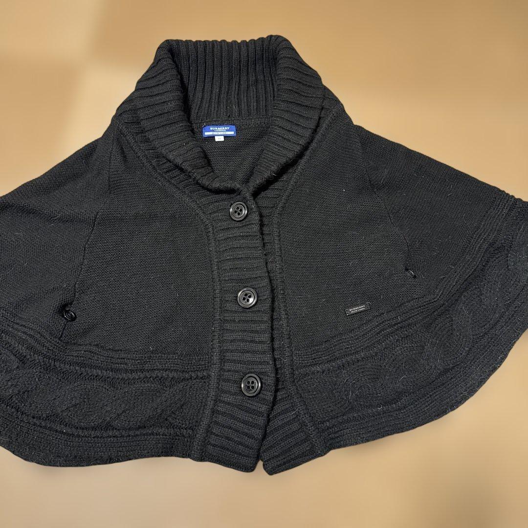 バーバリーブルーレーベル ポンチョ(ケープコート) サイズ38 - メルカリ