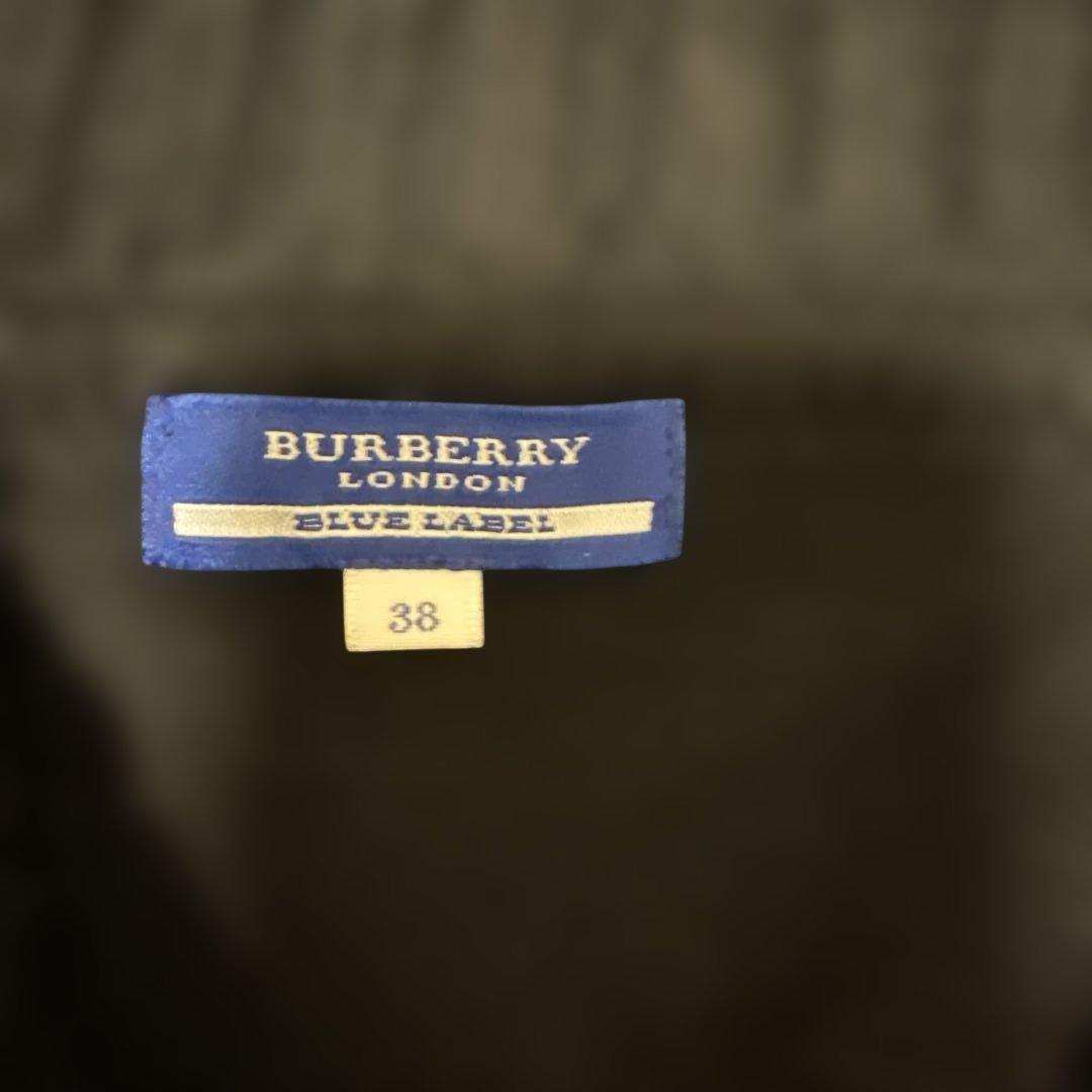 バーバリーブルーレーベル ポンチョ(ケープコート) サイズ38 - メルカリ