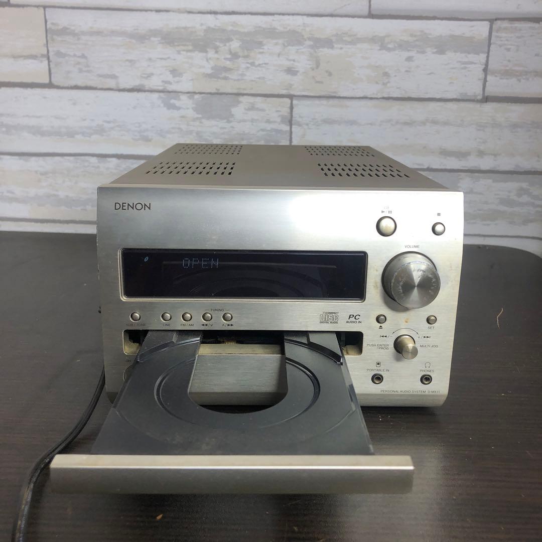 DENON ミニコンポ D-MX11 CDプレーヤー 本体のみ - メルカリ