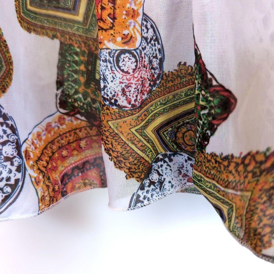 Spela 幾何学模様 七分袖ワンピース - メルカリ