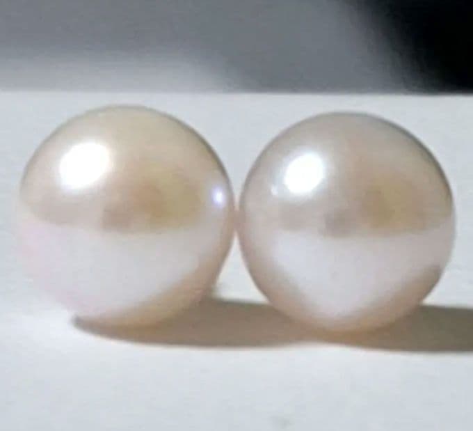 プラチナ PT900 あこや本真珠 パールピアス 8mm - メルカリ