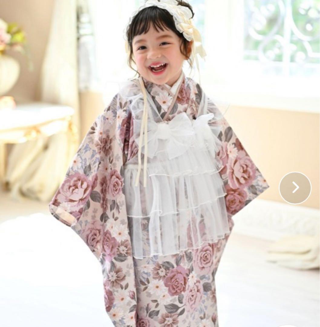 新作　キャサリンコテージ　七五三 被布　着物セット 楽天市場】【雛祭りセール】三つ身本格3歳着物セット 京都絵師