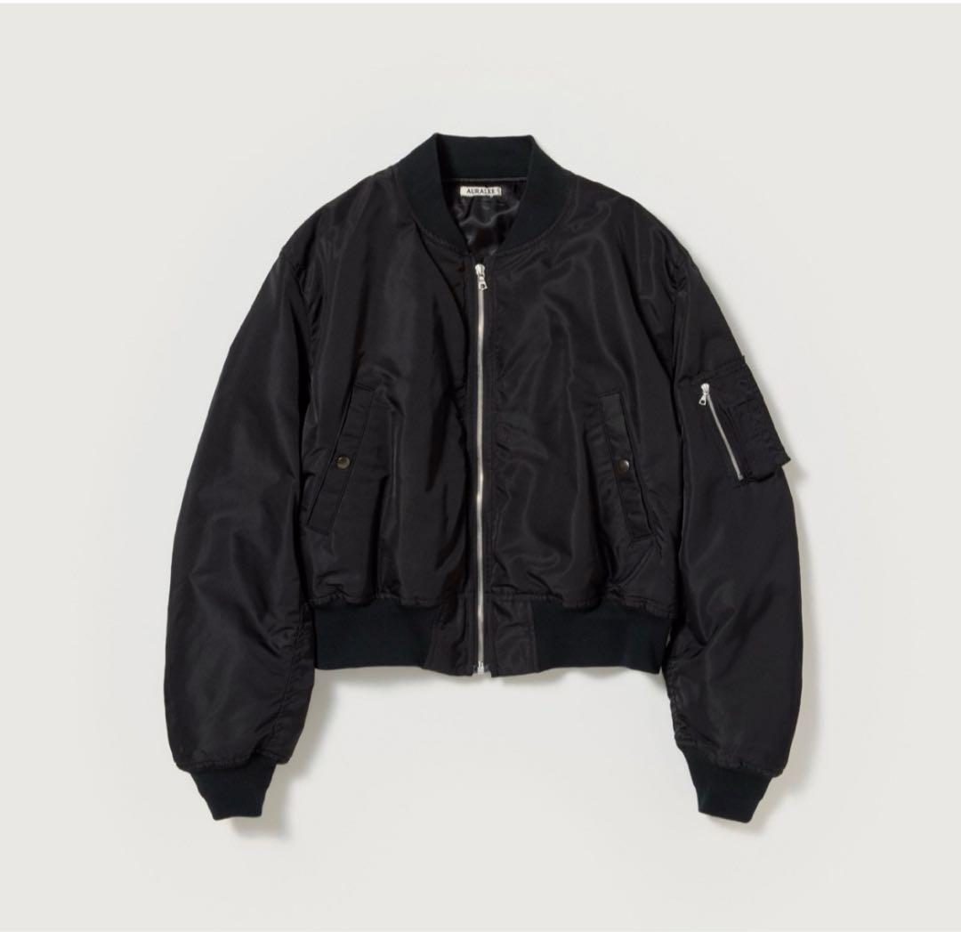 AURALEE HIGH SILK TWILL FLIGHT BLOUSON - メルカリ