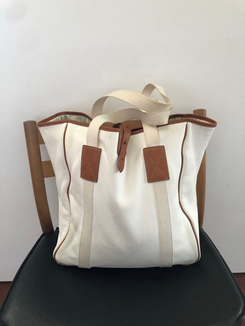 MOJITO　BIG GAME TOTE トートバッグ ホワイト MOJITO×GROSS WALT×Arch BIG GAME TOTE – ARCH EXCLUSIVE | ARCH