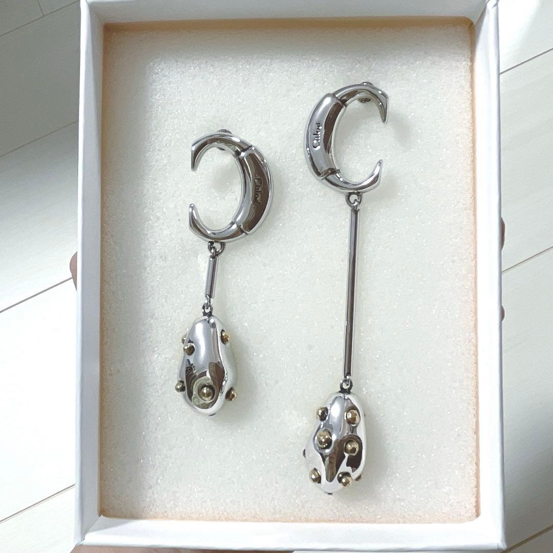 新品　Chloe ダーシー　ピアス　アシンメトリー　スタッズ　クロエ 新品 Chloe ダーシー ピアス アシンメトリー スタッズ クロエ - メルカリ