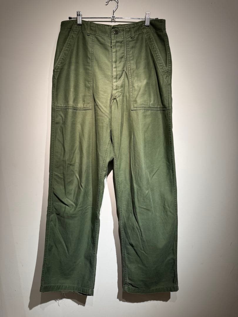 N*a様 古着　1960s〜1970s ベイカーパンツ　 33インチ レディース 古着 60s 米軍 US ARMY 「初期」 ダメージ リペア 8.5oz