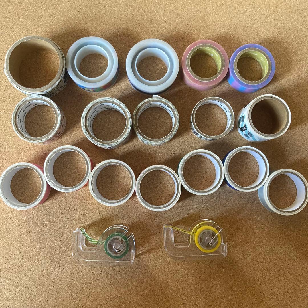 期間限定価格】マスキングテープ他139点セット/無印良品2段引き出し