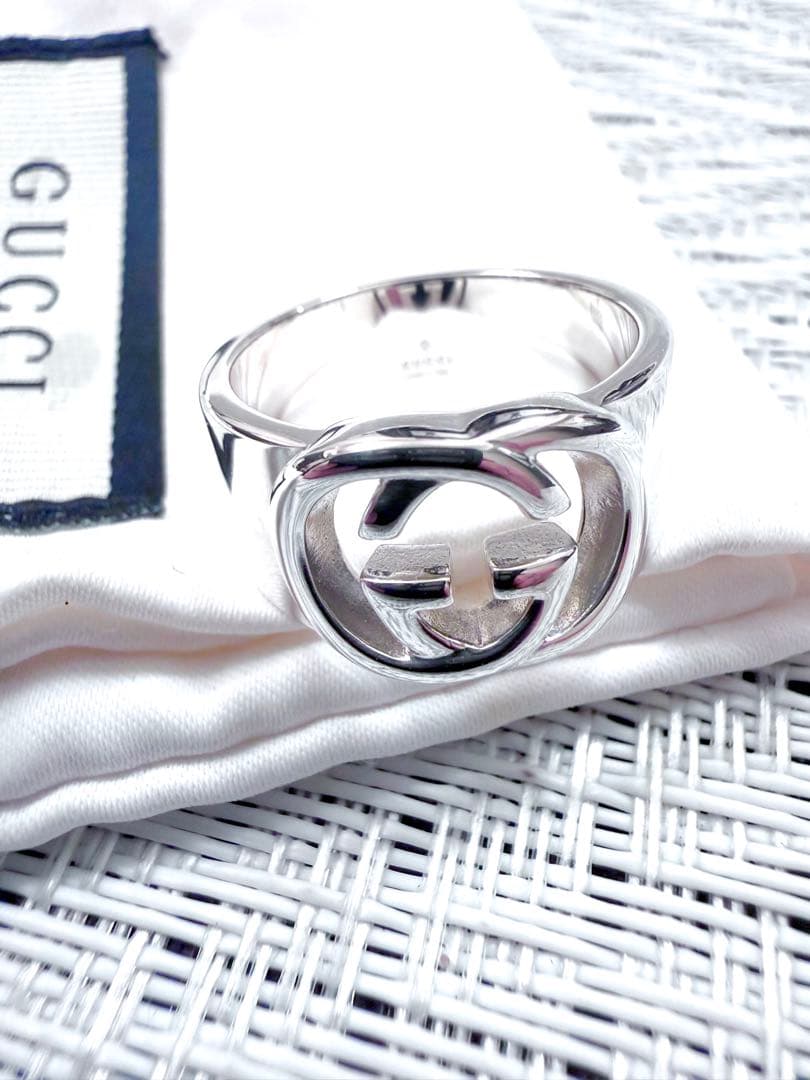 グッチ 20 GUCCI インターロッキング G リング 指輪 925 研磨済 - メルカリ