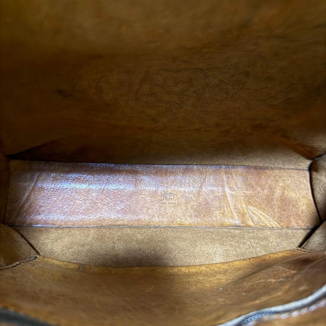 超希少】HENRY CUIR メッセンジャー ショルダーバッグ ラクダ革 刺繍