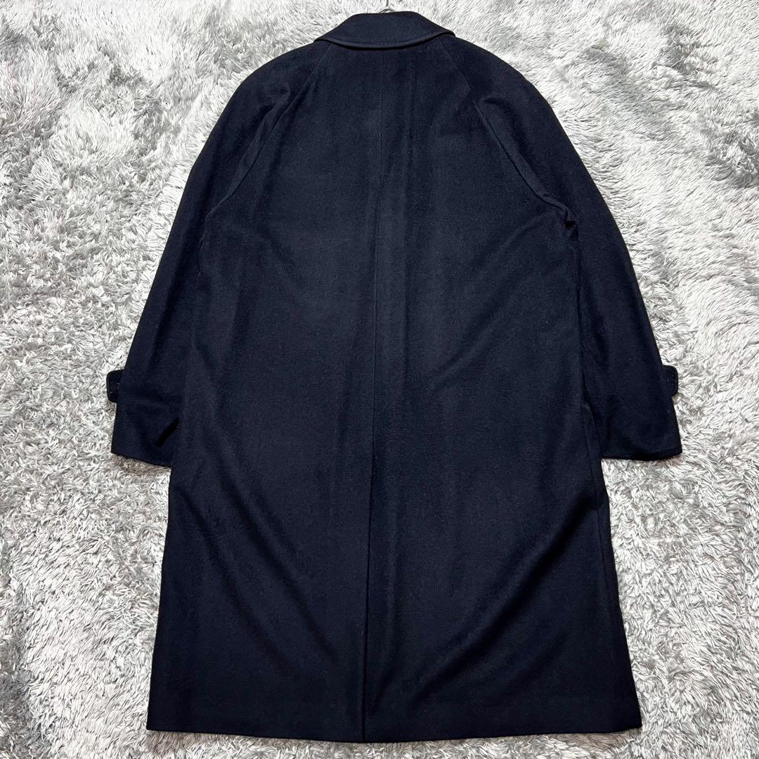 繊維の宝石 ピエールカルダン カシミヤ100% バルマカンコート M相当 美