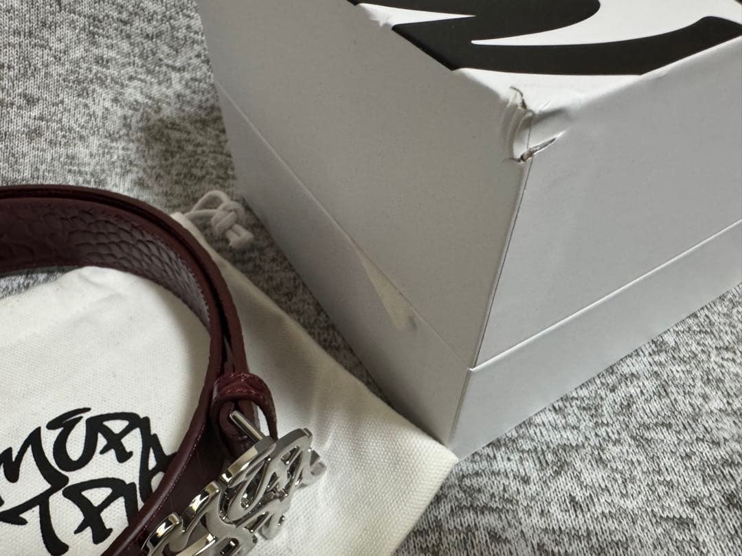 MERTRA Alligator Skin Belt ロゴバックルベルト - メルカリ