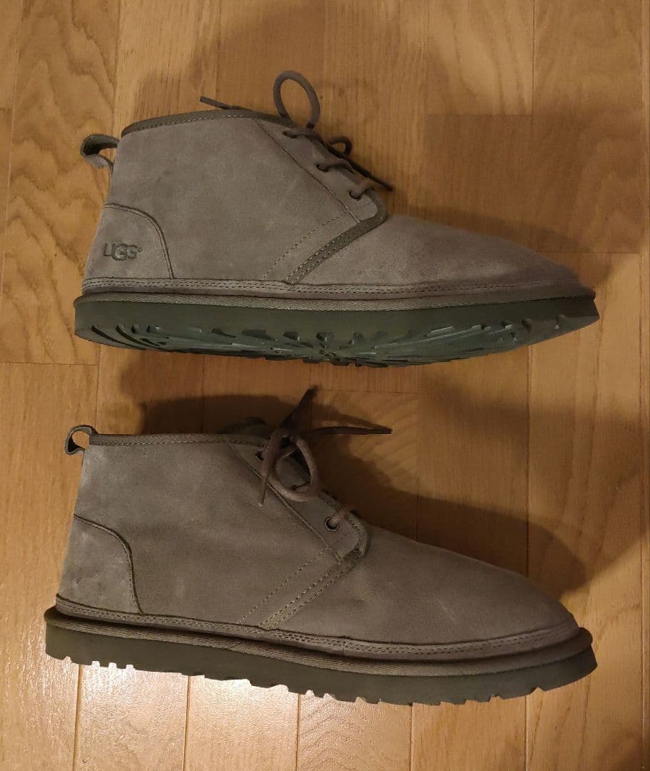 UGG グレー スエード ムートンブーツ 30.5cm S/N 3236
