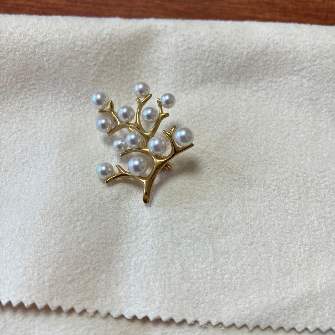 MIKIMOTOミキモト Kofuku no ki ブローチ 幸福の木 - メルカリ