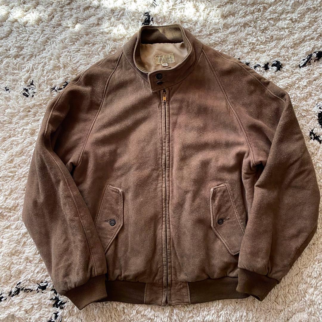 80s】Golden Bear アメリカ製 スウェード レザージャケット 希少