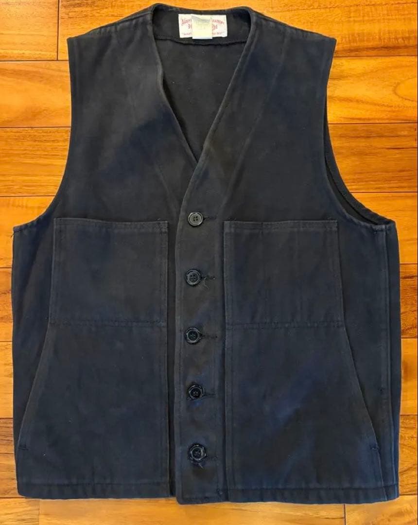 Filson モールスキン USA ベスト アメリカ製 ネイビー　サイズ36 FILSON（フィルソン） マッキーノ ウール ベスト ソリッドカラー
