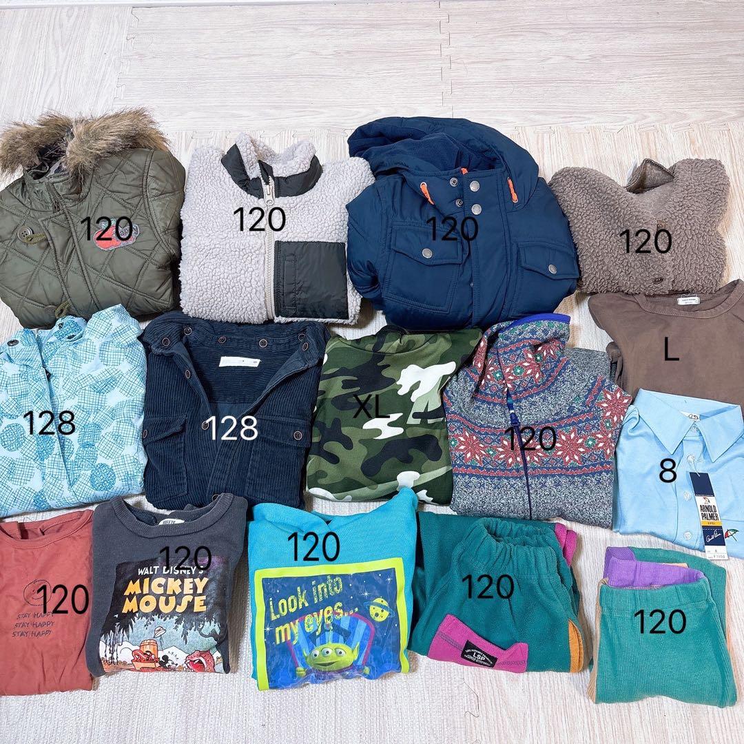 F195 新品付き15点 120サイズ まとめ売り 男の子 子供服 キッズ服