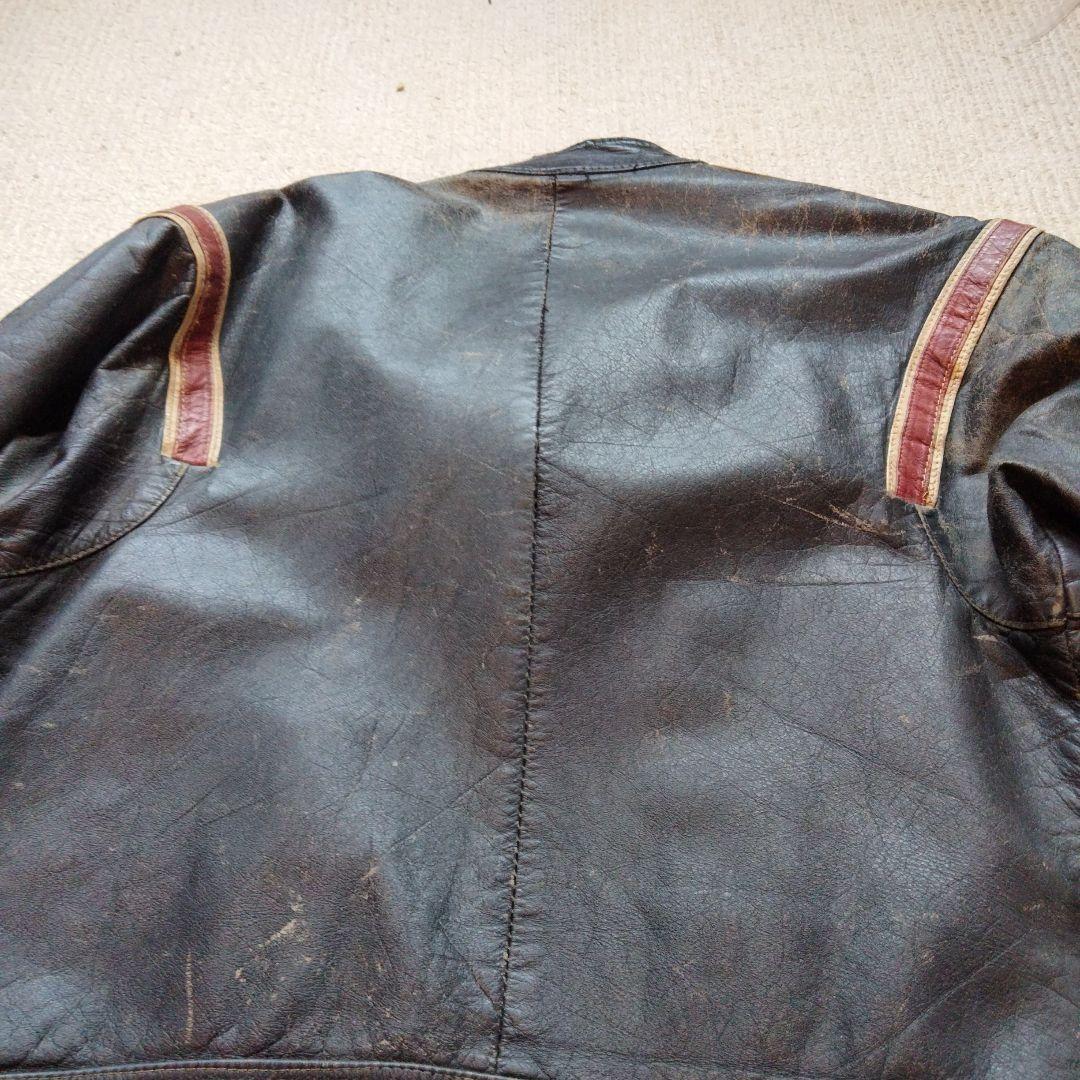 T*t様 20年前古着購入 HONDA シングルライダースジャケット ブラック/