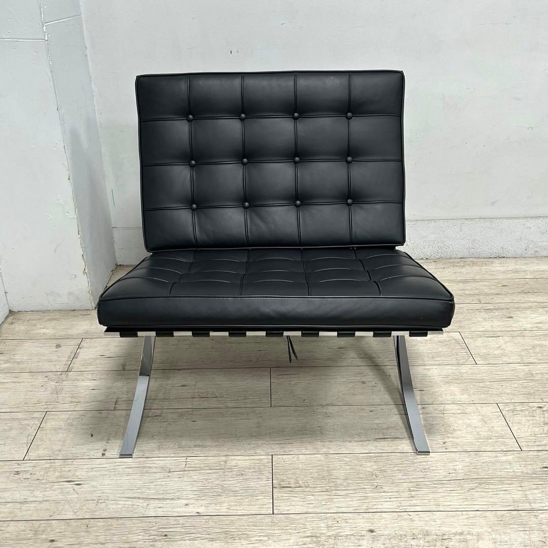 リプロダクト】バルセロナチェア 本革 IDC 大塚家具 Knoll ノル - メルカリ