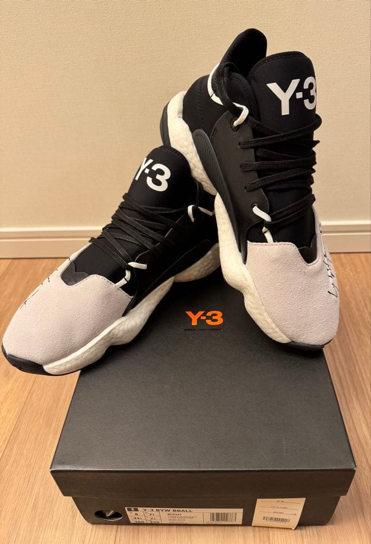 新品未使用 adidas Y-3 BYW Bball 25.5cm