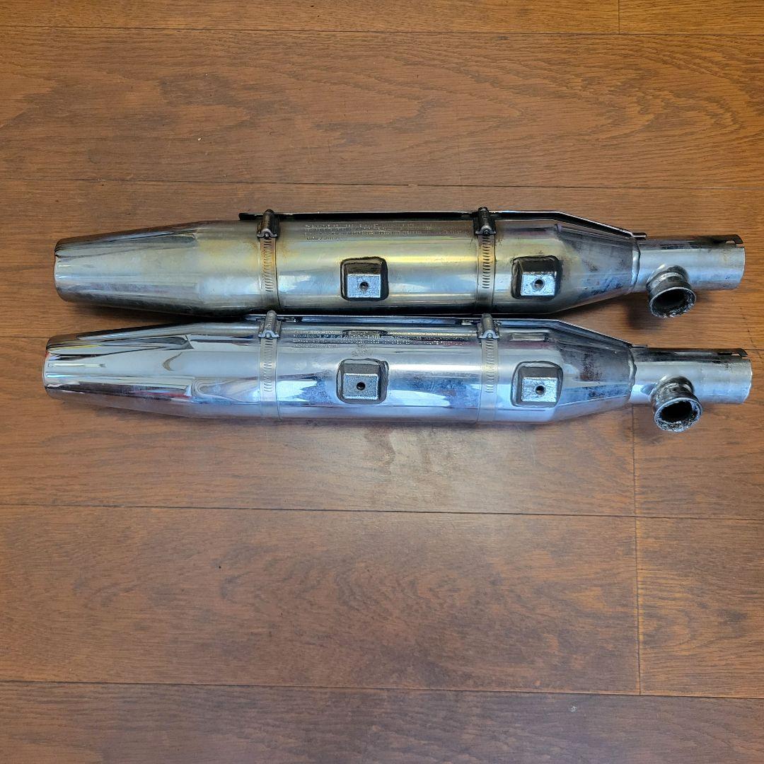 ハーレーダビットソン　純正北米マフラー パンチアウト１６ミリ　０６年以降 北米マフラーの誘惑 │バージンハーレー