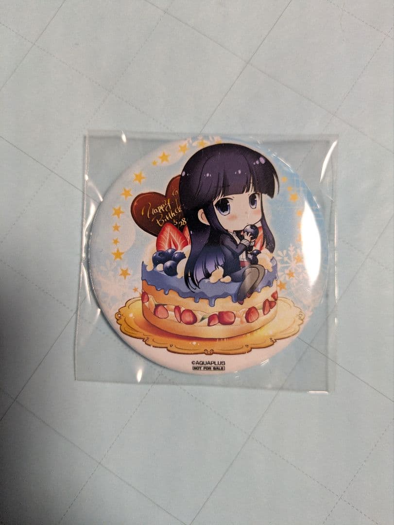 WHITE ALBUM2 コラボカフェ 冬馬かずさ バースデー 缶バッジ