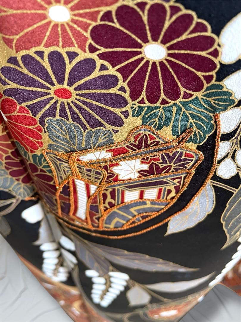 ゆーみん 様専用 上代100万円 手描き友禅ファーショール付き 振袖 フル