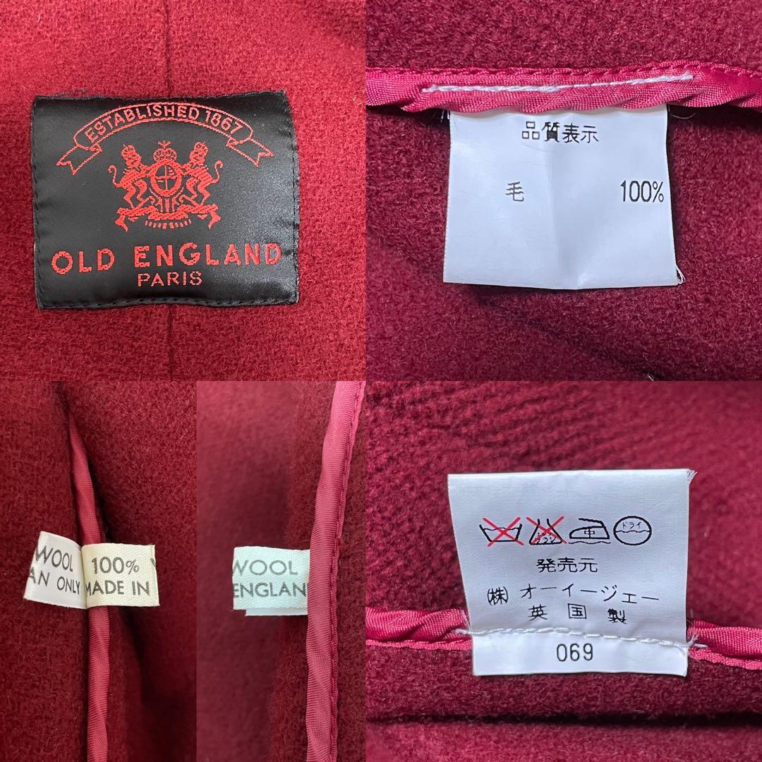 美品 オールドイングランド ダッフルコート ヘリンボーン XL相当 英国