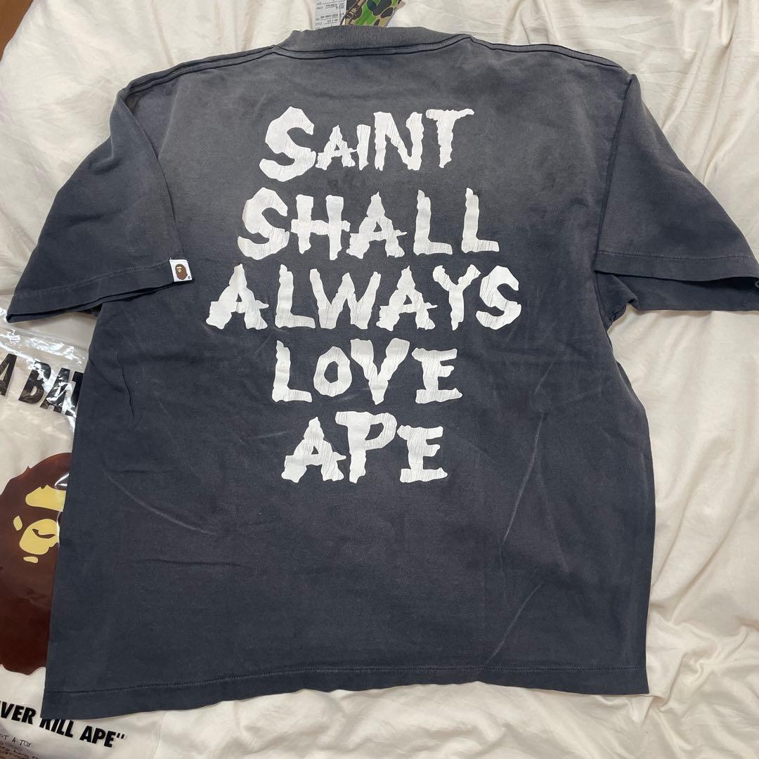 新品】SAINT Mxxxxxx A BATHING APE Tシャツ L - メルカリ