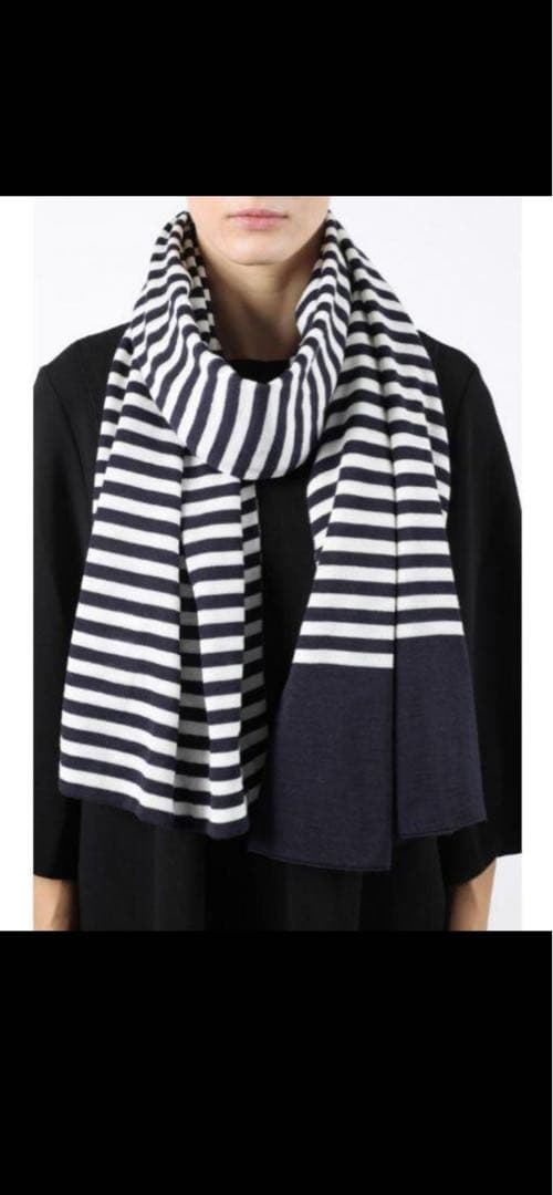 あ*ん様 【最終値下げ】コムデギャルソンシャツ ボーダー マフラー コムデギャルソン シャツCOMME des GARCONS SHIRT 2020ロゴプリント