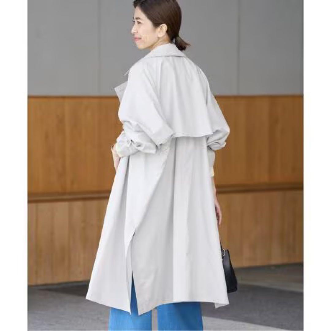 IENA イエナ PE/ポプリンオーバートレンチコート ロングコート