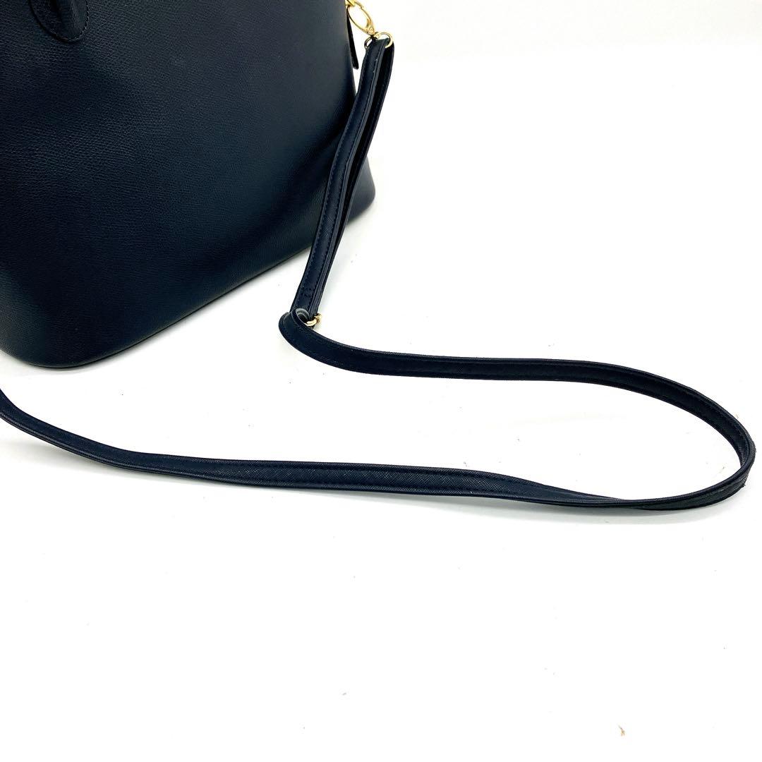 CELINE】2wayバッグ レザー ネイビー ゴールド金具 自立. - メルカリ