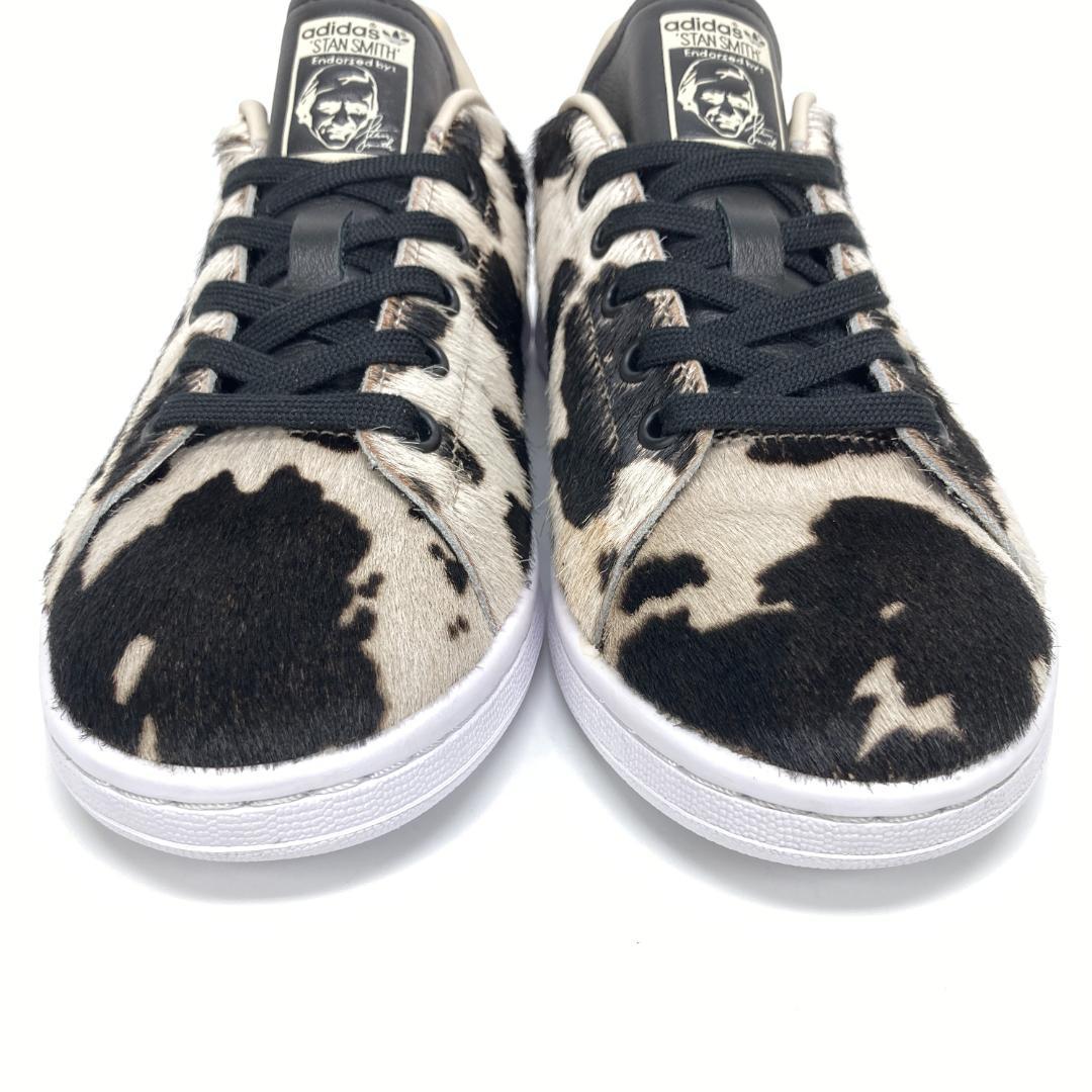 極美品 adidas アディダス スタンスミス アニマル柄ハラコレザー