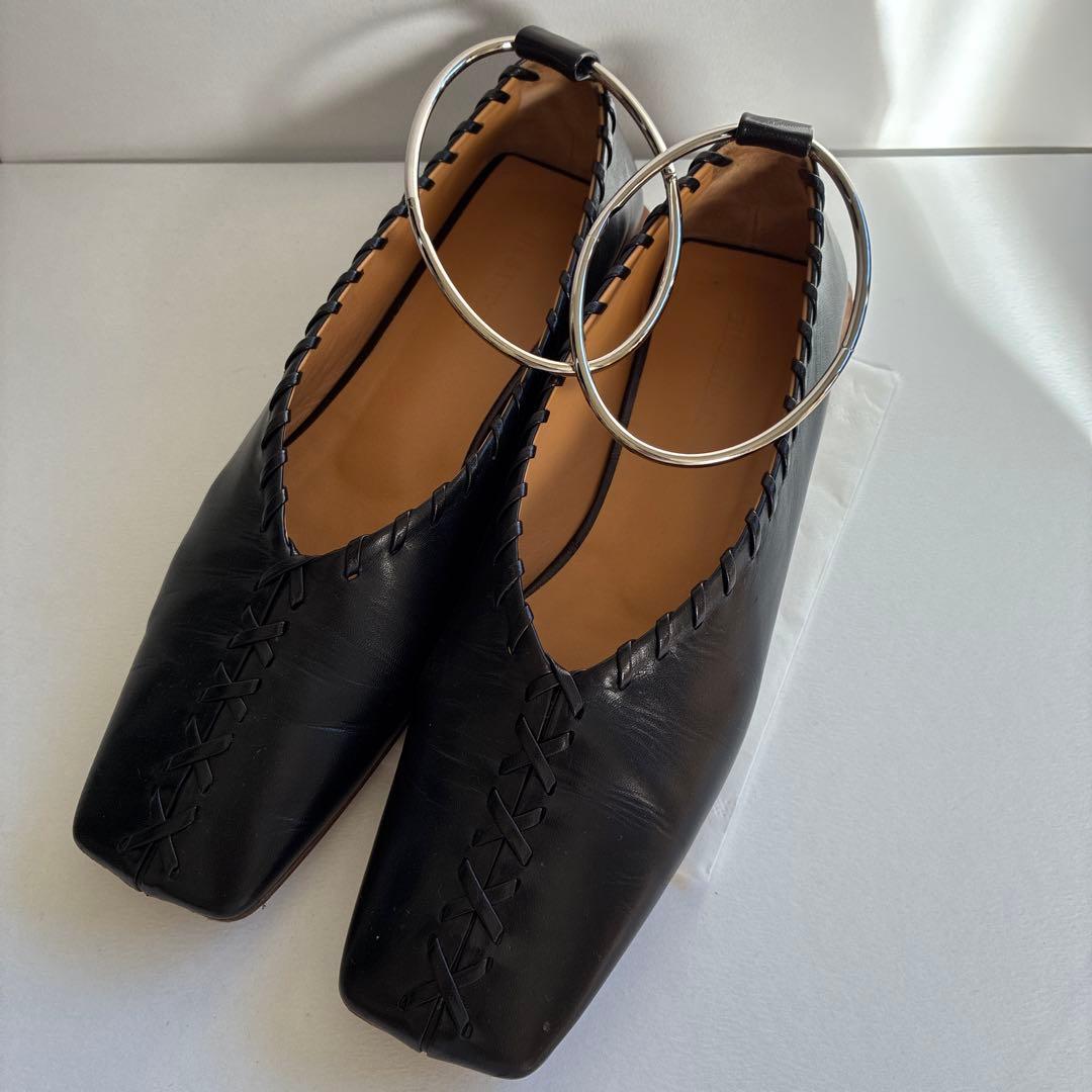 ジルサンダー　バレーシューズ　フラットシューズ 楽天市場】JIL SANDER ジルサンダー フラットシューズ ballerina