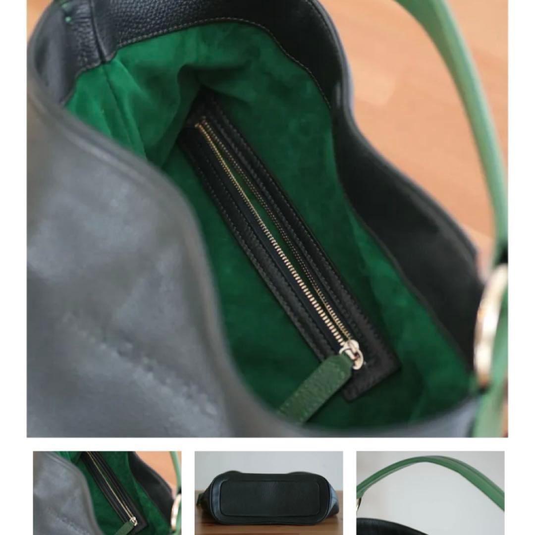 Hinc Nunc ヒンクヌンク レザートートバッグ ワンハンドルショルダー