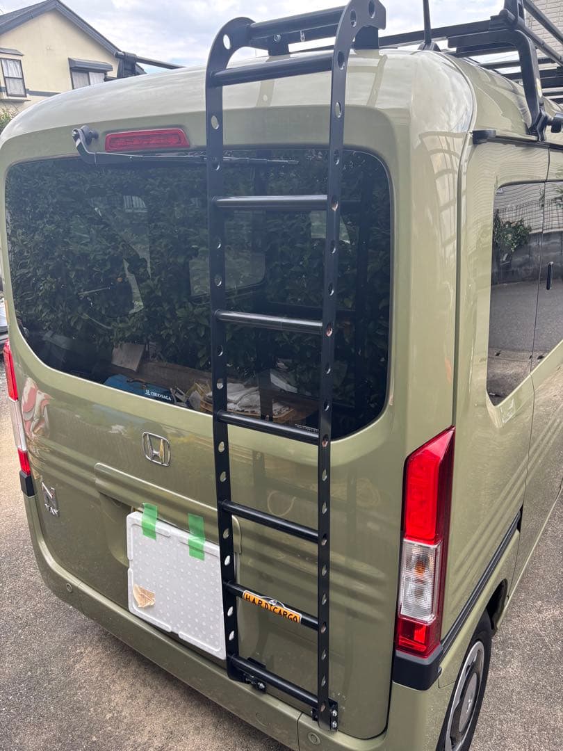 Nバン用リヤラダー(ハードカーゴ製品)中古 - メルカリ