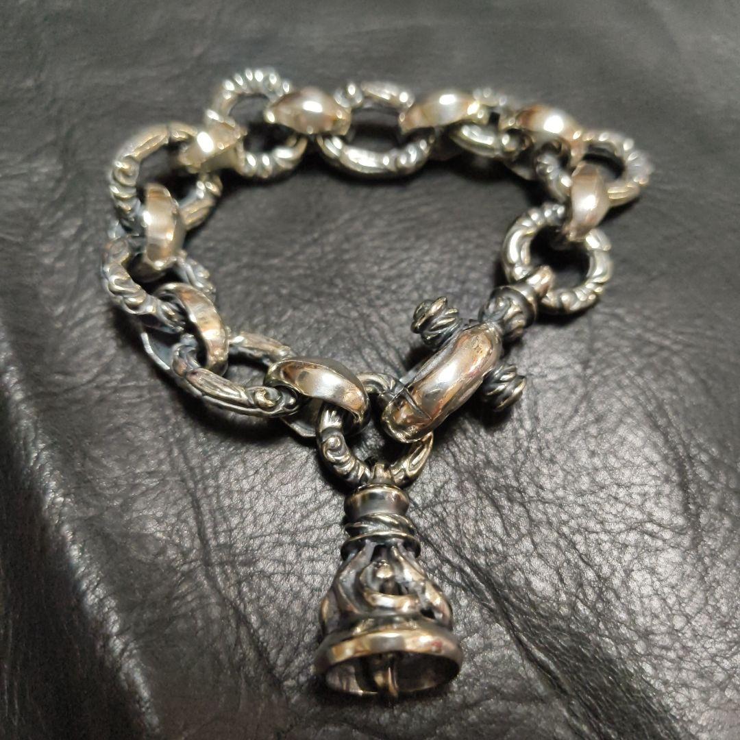 シルバー925 ベル ブレスレット 90g - メルカリ